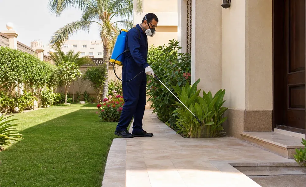 معالجة محيط الحديقة
